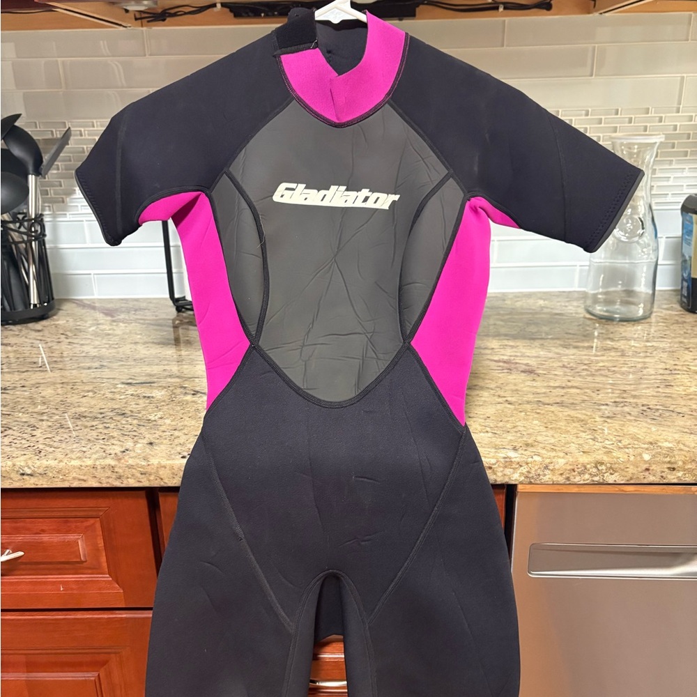 Swim Wet Suit ladies- Black & Pink